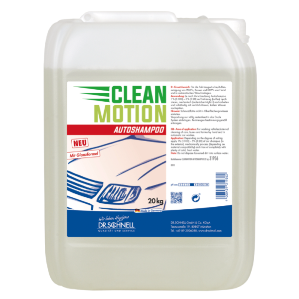 Dr. Schnell Cleanmotion Autoshampoo 20kg Kanister