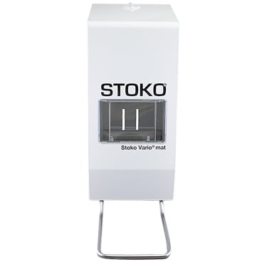 STOKO MAT VARIO® Langarm-Spender für 1L & 2L Softflaschen Metall/weiß