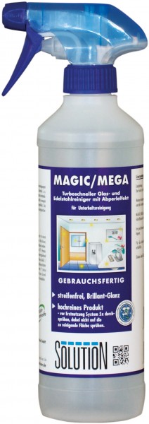 MAGIC/MEGA Glasreiniger 500ml Sprühflasche