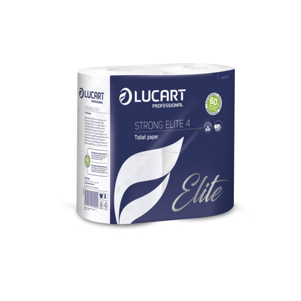 LUCART STRONG ELITE 4 Toilettenpapier, 4-lg., 140 Blatt, 56 Rll.