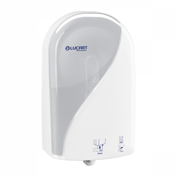 LUCART IDENTITY TOILET SYSTEM WC-Papier Spender Autocut weiß/transparent