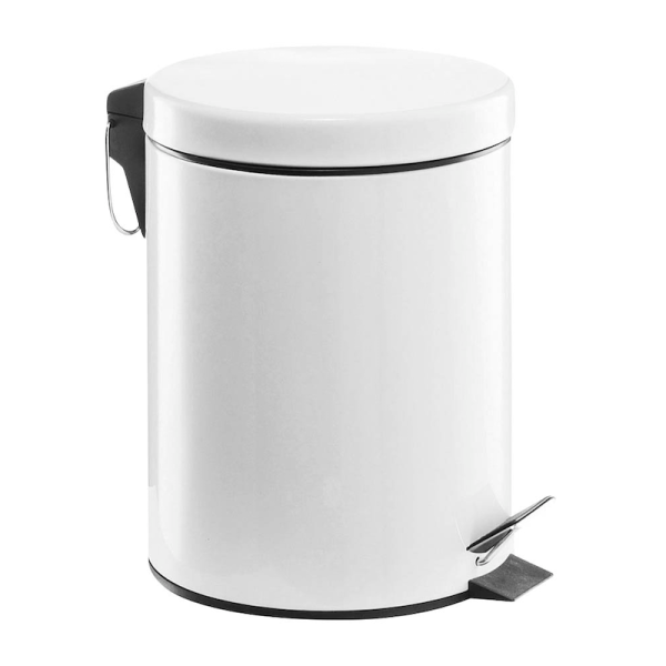 ZELLER Treteimer Kosmetikeimer 5L weiß