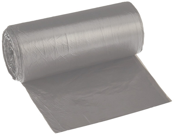 Müllbeutel HDPE, 30L, 500x600 mm, 6 µ, grau