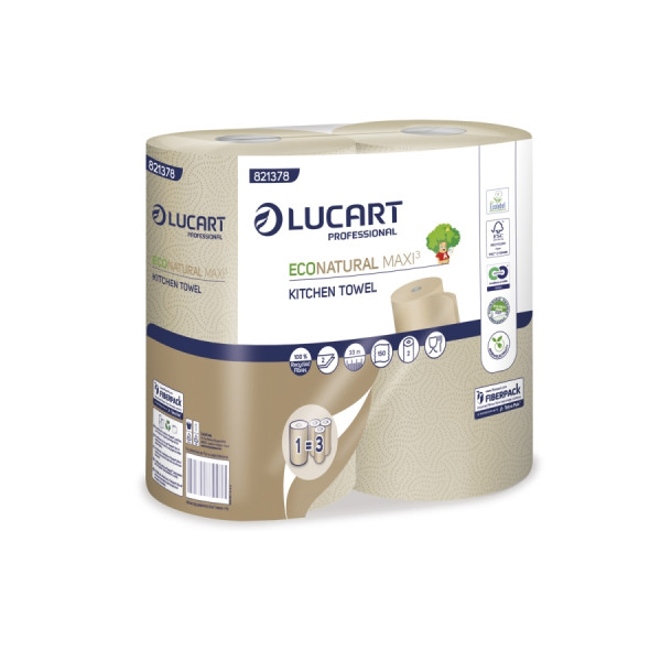 LUCART EcoNatural MAXI³ Küchenrollen