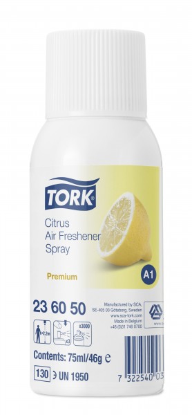 Tork® Lufterfrischer Spray Dose mit Zitrusduft A1 12x 75ml