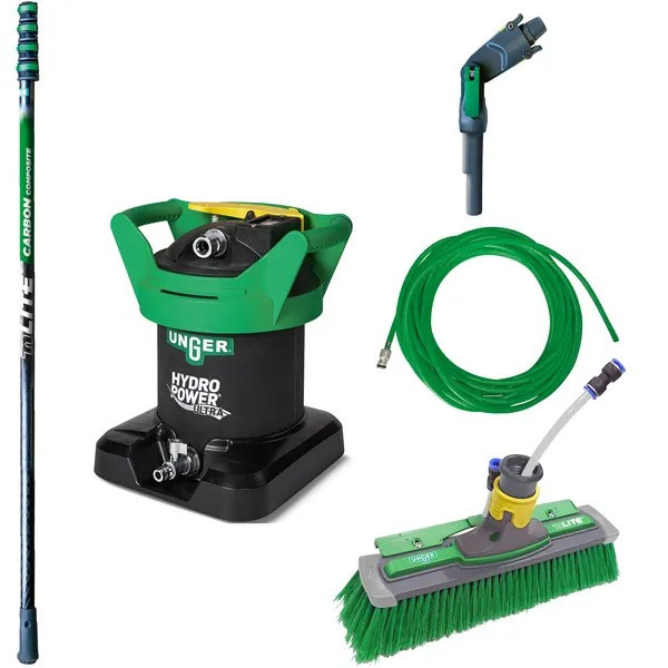 UNGER HydroPower Ultra - Einsteiger-Set Carbon 6 m