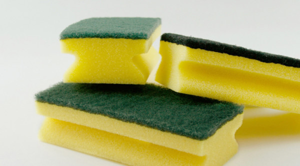 IBEKOClassic Padschwamm Premium abrasiv gelb-grün (10er Pack)
