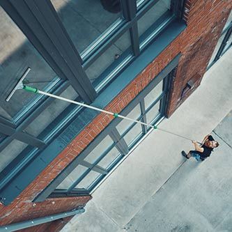 UNGER OptiLoc Stange 2-Teilig, Teleskopstange für die