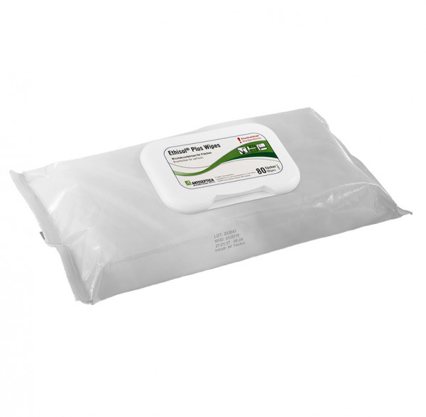 Antiseptica ETHISOL® PLUS WIPES 80 Tücher (20x22cm)