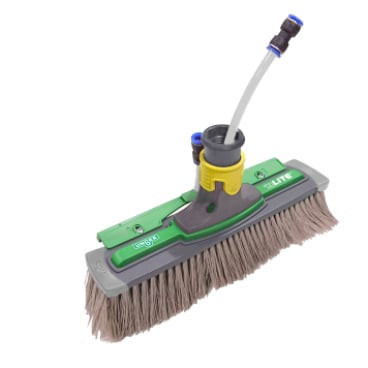 UNGER nLite Power Bürste 41 cm (ungesplissen) für Unterhaltsreinigung + Solarreinigung