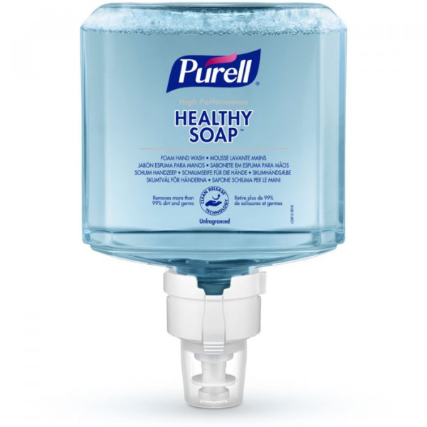 PURELL HEALTHY SOAP™ High Performance Schaumseife - Ohne Duftstoffe inkl. Knopfzelle (ES8/1200ml)