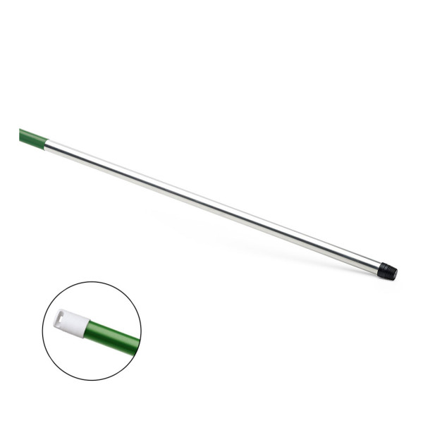 NÖLLE HACCP Aluminium-Stiel 140 cm (grüne Kappe) DE-Gewinde
