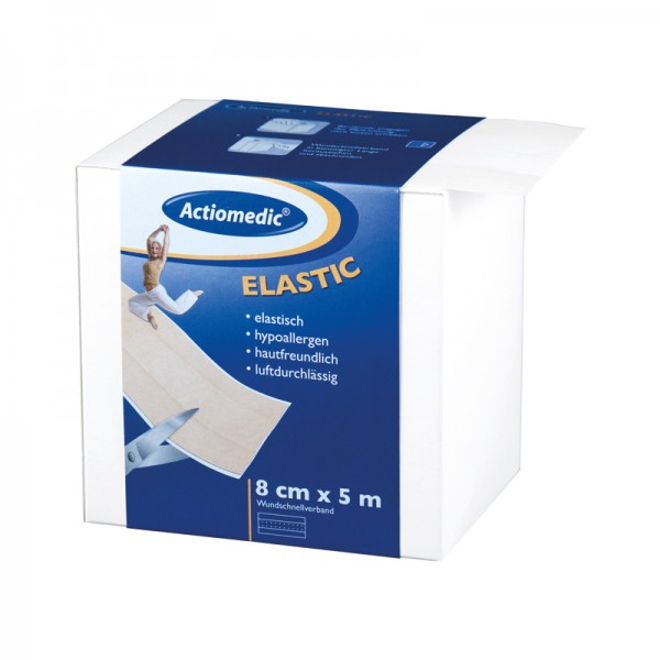 ACTIOMEDIC® ELASTIC Wundschnellverband (8 cm / 5 m)