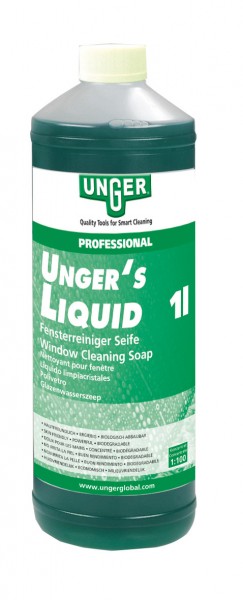 UNGER Unger's Liquid Fensterreinigungskonzentrat 1L Flasche