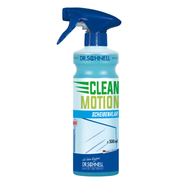 Dr. Schnell Cleanmotion Scheibenklar 500ml Flasche mit Sprühkopf