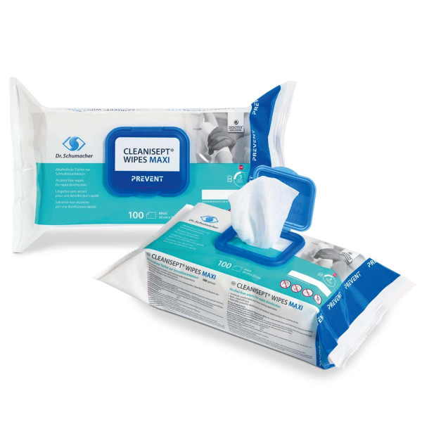 Dr. Schumacher CLEANISEPT® WIPES MAXI Flowpack