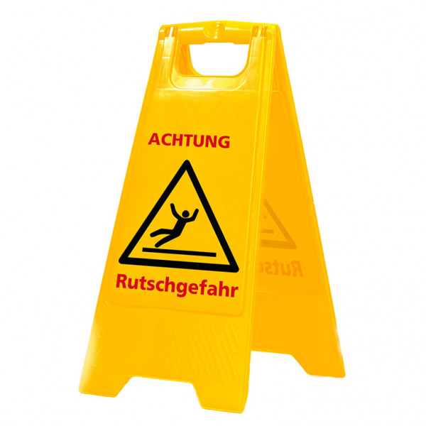 SPRiNTUS Warnschild "ACHTUNG RUTSCHGEFAHR" DE