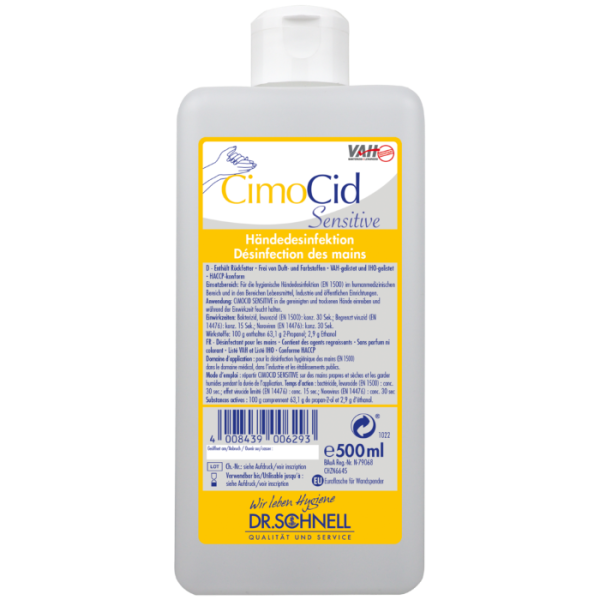 Dr. Schnell Cimocid Sensitive 500ml Spenderflasche EURO