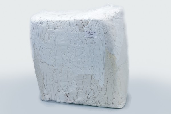 10kg Putzlappen Polierleinen, Betwäsche weiß "PL"