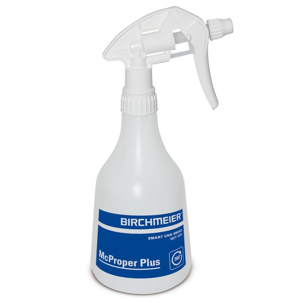 Birchmeier McProper Plus E Handsprüher 0,5L 360° blau mit Sprühkopf (für Alkalien)