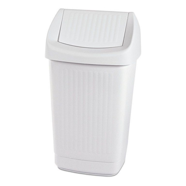 NÖLLE Schwingdeckeleimer 50L weiß