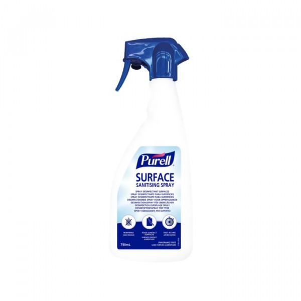 PURELL® SURFACE Desinfektionsspray für Oberflächen, 750ml Sprayflasche