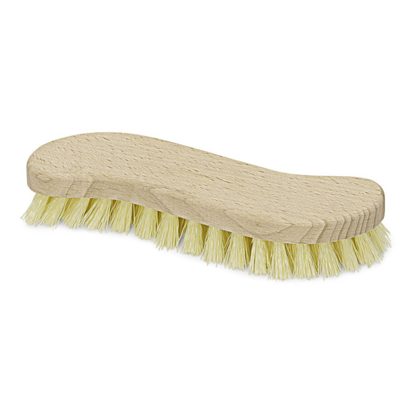 NÖLLE Scheuerbürste/Waschbürste 20 cm, S-Form, Fibre-Ersatz, hart