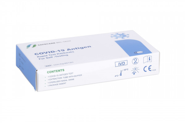 Safecare Bio-Tech Covid-19 Antigen Schnelltest (Laientest - Selbsttest) - 1er Pack