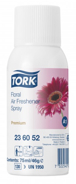 Tork® Lufterfrischer Spray Dose mit Floralduft A1 12 x 75ml
