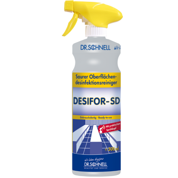 Dr. Schnell Desifor-Sd 500ml Flasche mit Sprühkopf