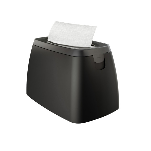 LUCART L-ONE S-TABLE kleiner Servietten-Tischspender schwarz/grau transparentStück / VE