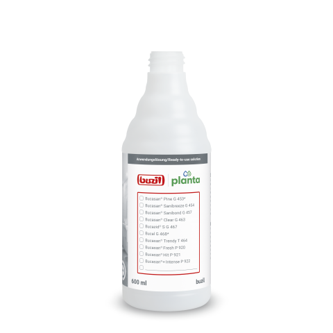 Buzil Leerflasche Anwenderlösung Sanitär 600 ml (H310)