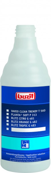 Buzil Leerflasche Anwenderlösung Oberfläche 600 ml (H309)