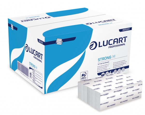 LUCART STRONG M Falthandtücher, 22,5x32, 2-lg., 1.875 Blatt