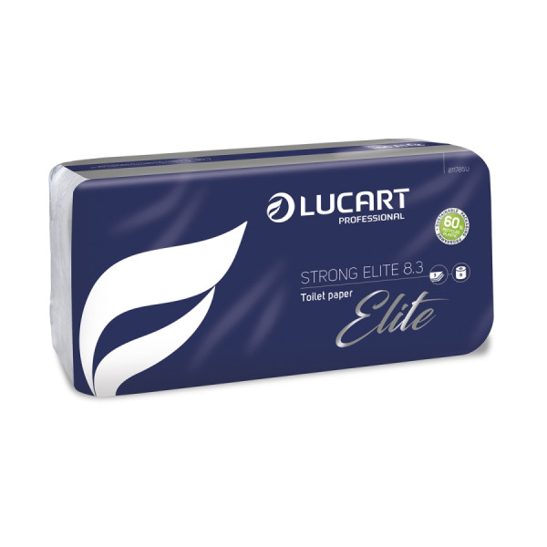 LUCART STRONG ELITE 8.3 Toilettenpapier, 3.lg, 250 Blatt, 72 Rll.