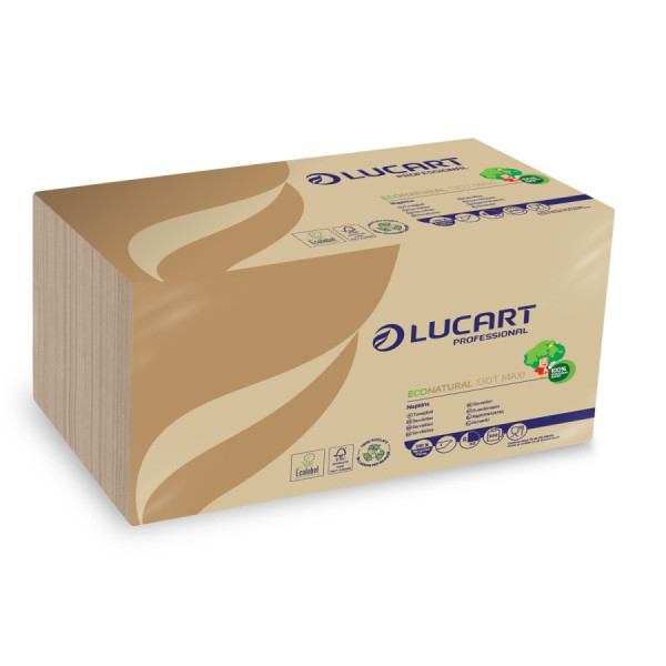LUCART EcoNatural 130 T MAXI Gefaltete Servietten