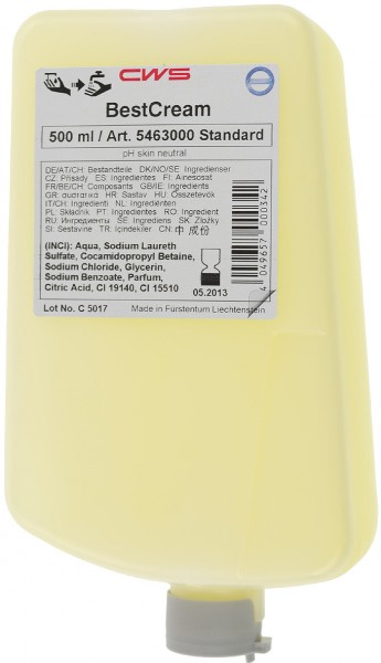 CWS BestCream Seifencreme Standard 500 ml