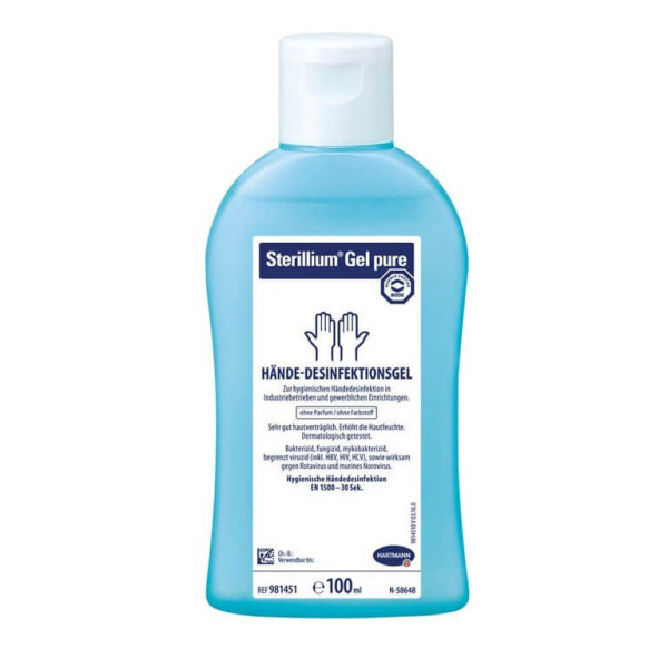 Sterillium Gel pure Händedesinfektion, parfümfrei 100ml Flasche