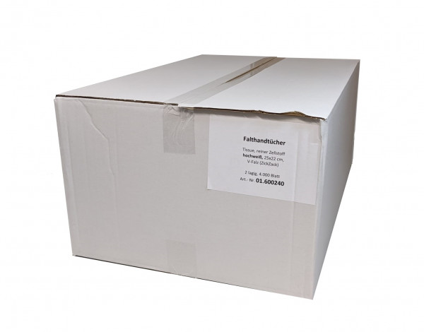 IBEKOClassic Falthandtuch Zellstoff 2-lg., 25x23cm 4.000 Blatt